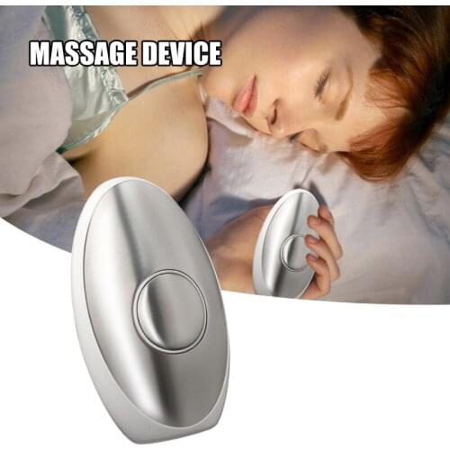 Sleeping Aid Device Portable Rechargeable Handheld Pulse Stimulation Help Device with Micro Current for Fast Deep Asleep A7