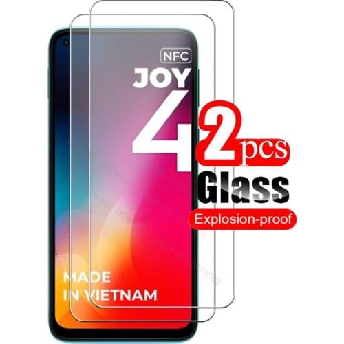 2PCS For Vsmart Joy 4 NFC Tempered Glass For VSmart Joy 3 Plus 9H Premium Screen Protector Film Joy4 Glass Sklo Cover Films