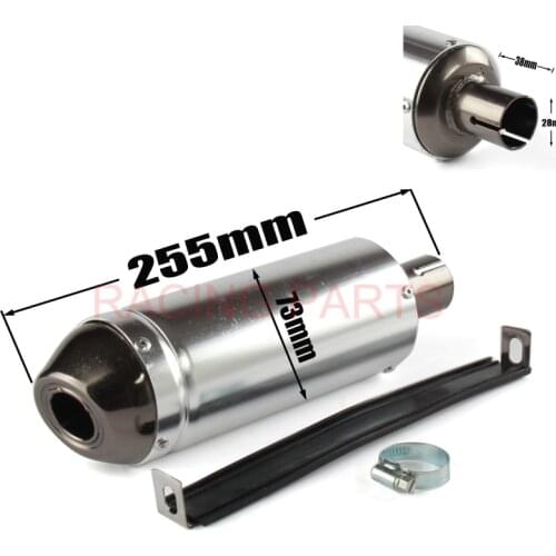 Motorcycle 28mm Muffler Exhaust Pipe Clamp 110 125cc 150cc PIT PRO Quad Bike Dirt ATV kayo BSE