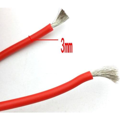 1 Reel 10M Red high quality 16 AWG Silicone Wire Gauge Flexible Silicone Wire