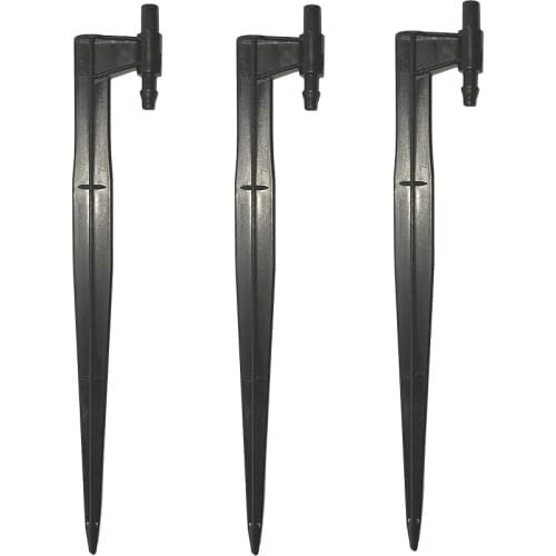 10Pcs 6mm Watering Sprinkler Rod Connector Garden Agriculture Irrigation Misting Nozzle Heightening Bracket 4/7mm Hose