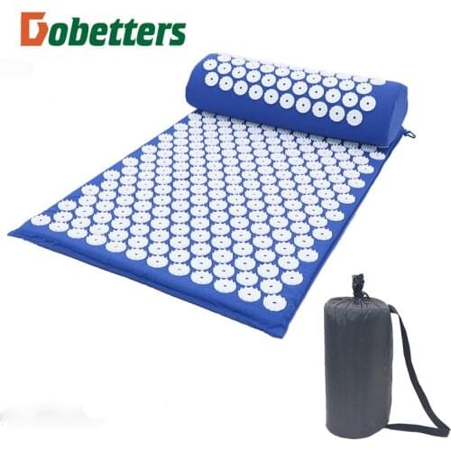 66*42*2cm Acupuncture Massage Exercise Massage Cushion Acupuncture Pad Yoga Mat Colchoneta Ejercicio Acupressure Mat Tapis Yoga