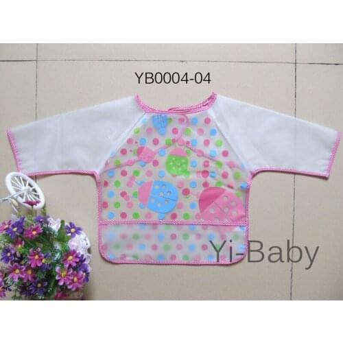 Free Shipping YB0004-04 Baby bib Infant saliva towels Baby Waterproof bib Painting clothes 12Pieces/Set