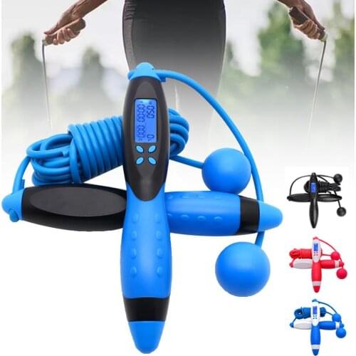 Digital Counter Jump Ropes Electronic Counting Skip Rope Anti Slip Handle Skipping Rope Weight Loss Fitness Jump Skipping Rope