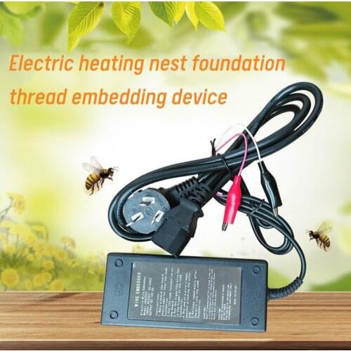 Beekeeping Electric Embedder Heating Device Frame Wire Embedder 220V Beehive Installer Equipment Beekeeper Bee Apiculture Tools