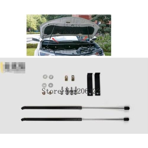 For Toyota RAV4 2014 2015 2016 2017 2018 Hydraulic Rod Strut Rod Telescopic Rod Engine Hood lift Support 2pcs Car Styling