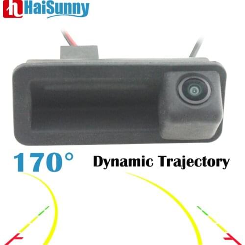 170° Dynamic Car Rear View Camera For Ford Trunk Handle Camera Ford Fiesta S-Max Focus 2C 3C Land Rover Freelander Range Rover