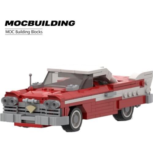 Creator - Classic Childrens High Tech Racing Car, City Sports Car, 1958 Classic Mechanical Car, MOC Puzzle Assembly Building Bl