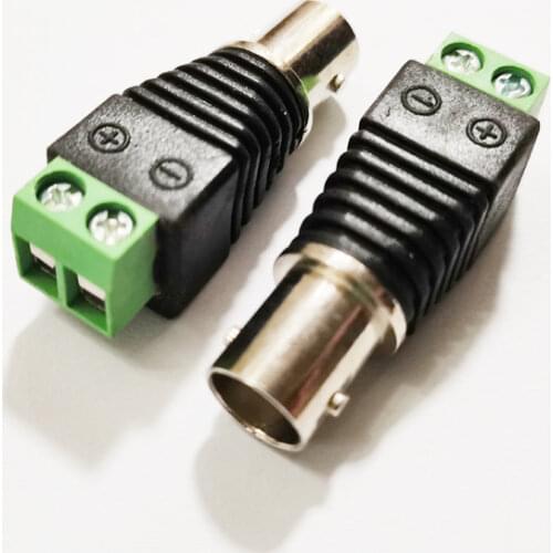NCHTEK Coax Cat5 Cat6 CCTV Coaxial Camera BNC Female Jack Video Balun Connectors,Terminal Block/Free DHL Shipping/500PCS