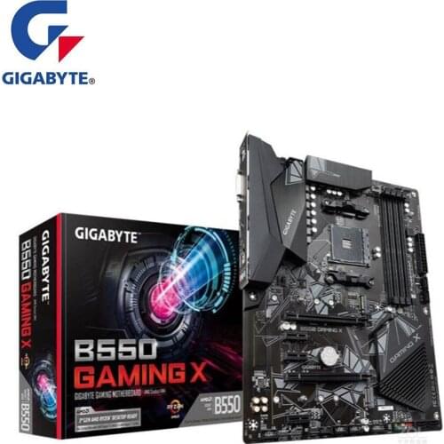 NEW For Gigabyte GA B550 GAMING X Motherboard AM4 DDR4 B550 Desktop Mainboard Support R5 R7 5800X 5600X 5300X