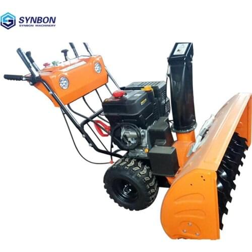 SYNBON Mini Snow Thrower Blower Sweeper Removal Machine Hand push