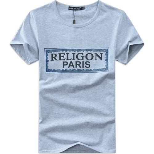 Fashion Mens Letter Pattern T Shirt Slim O-Neck T-shirt Men Short Sleeve Shirt Casual Shirts Free Shipping Size M-4XL