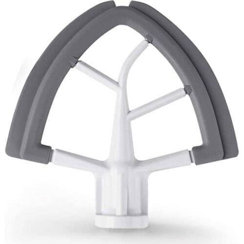 Mixer Accessory&Flex Edge Beater Set for Kitchenaid,Fits Tilt-Head Stand Mixer Bowls for 4.5-5 Qt,Pouring Shield