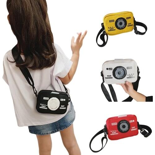2020 New Hot Fashion Little Girls Crossbody Purse Novelty Camera Design Shoulder Bag Party Purse Cute for Toddlers Kids