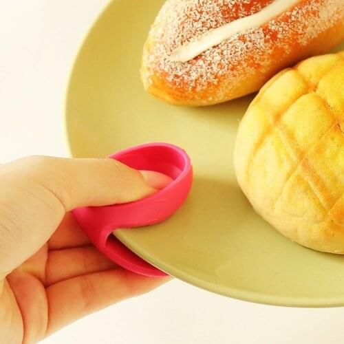 New Easy to use Anti-scalding Gloves Kitchen Non-slip Pot Holder Silicone Gloves Oven Heat Insulated Finger Gloves Baking Tool