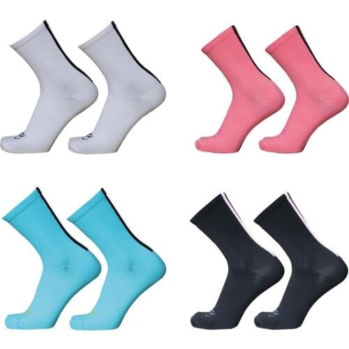 New rapha cycling socks Heel line compression and breathable sports bike socks calcetines ciclismo