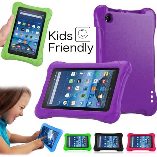 New Tablet Case for Amazon Fire 7 Made of EVA Material Multicolor Series Drop Resistance Protective Shell