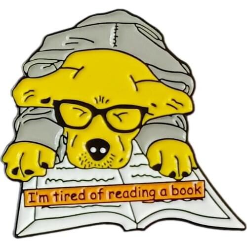 Japanese Harajuku Style Cute Puppy Animal Cartoon Brooch Metal Medal for Girl Decoration Can be Customized with Your Logo