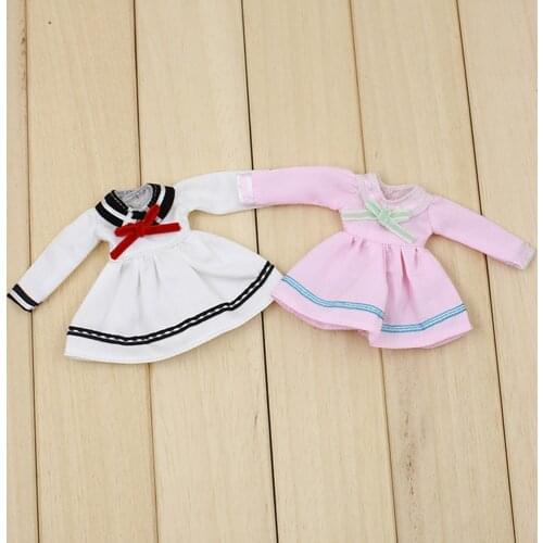 Clothes For Middle Blyth Doll 1 Piece Dress Sailore Style