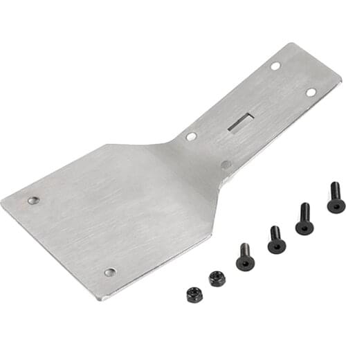 4Mm Stainless Steel Chassis Front Strengthen Board Fit for 1/5 HPI ROVAN KM BAJA Rc Car Parts