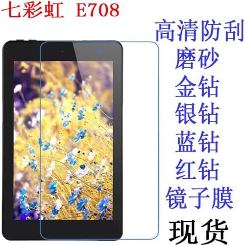 Clear Screen Protector Anti-Fingerprint Soft Protective Film For Colorfly Q1 E708 Tablet Retail Package