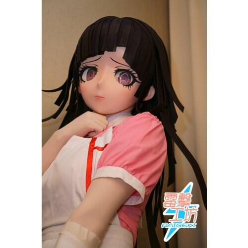RAIGEKI MAKS 69) Resin 3/4 Lolita Crossdresser DOLL BJD Cos Crossdress Head Kigurumi Anime Mikan Tsumiki Cosplay Masks