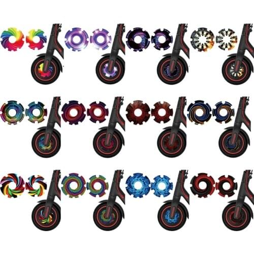 Protective Electric Scooter Front Wheel Sticker Compatible with M365/1S/Pro2，Great Performance N0PC