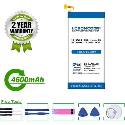 4600mAh EB-BA700ABE Battery For Samsung Galaxy A7 2015 SM-A700 SM-A700L SM-A700F A700K A700H/X A700FD A700S A700YD A7000 A7009