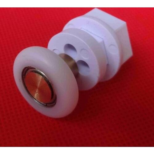 8pcs Door Rollers Home Bottom Top Shower Door Rollers/Runners/Wheels Replacement Single Wheel for Shower Enclosures Cabins