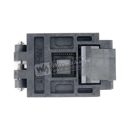 QFP44 TQFP44 FQFP44 PQFP44 FPQ-44-0.8-17 Enplas IC Test Burn-in Socket Programming Adapter 0.8mm Pitch