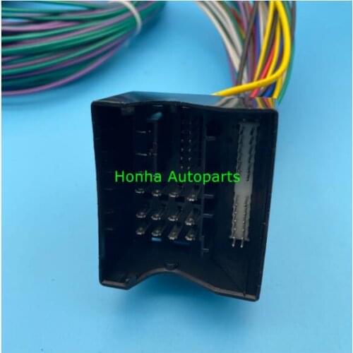 Car Multimedia Host Navigation Bluetooth Radio Plug 8X0 035 444 3B7 035 447 for 52 pin male connector with 15cm 20AWG wire
