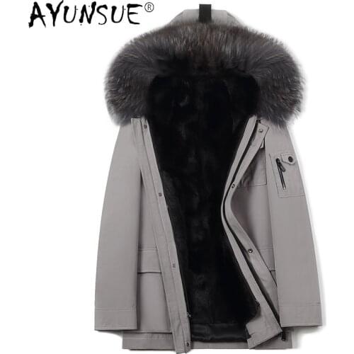 Мужские длинные куртки AYUNSUE China At AliExpress
