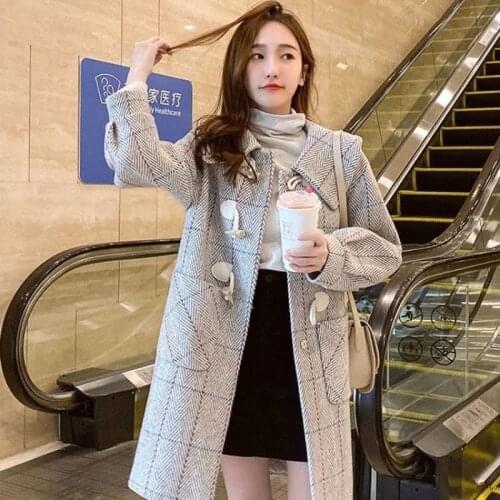 Deoxdmzi Women's Plaid Coats