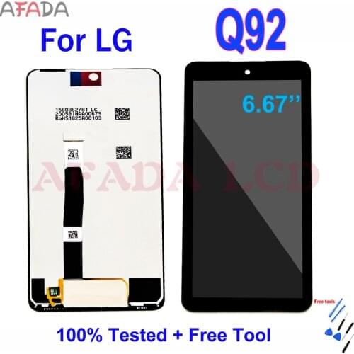 6.67" For LG Q92 LCD Display Touch Screen Digitizer Assembly Replacement For LG Q92 5G Display Screen parts