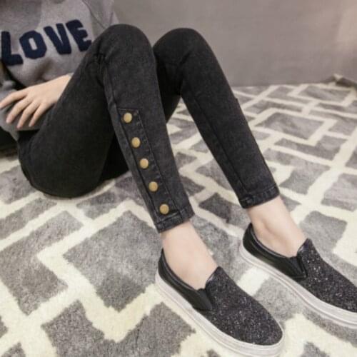 2019 New Fashion Spring Autumn Pregnant Clothing Maternity Jeans Pencil Pants Hight Waist Maternity Trousers Plus Size