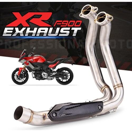 For bmw f900r f900xr f900r xr f900r 2020 2021 motorcycle exhaust modify muffler middle connection tube 51mm tube connection