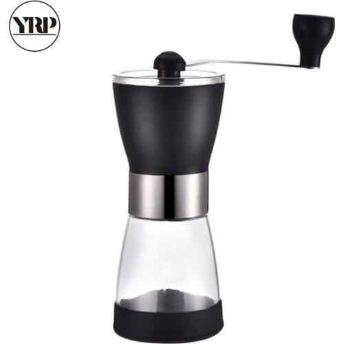 YRP Coffee Grinder Household Mini Manual Hand Coffee Maker Steel Durable Blender Mill For Coffee Beans tools espresso grinder