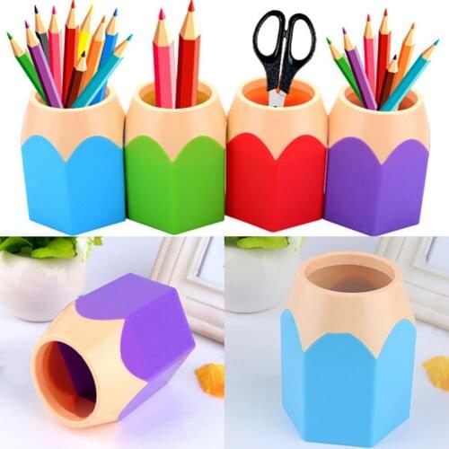 Creative Makeup Brush Holder Pen Vase Pencil Pot Tidy Stationery Desk Container