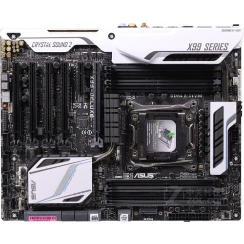 Asus X99-DELUXE Desktop Motherboard LGA 2011-3 DDR4 for I7X CPU USB2.0 USB3.0 64GB X99 Original motherboards free shipping