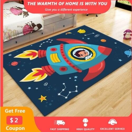 Cartoon Cute Playing Kid Carpets for Living Room Non-slip Washable 120x160cm Large Area Rugs Bedroom Decor Early Dducation Rug
