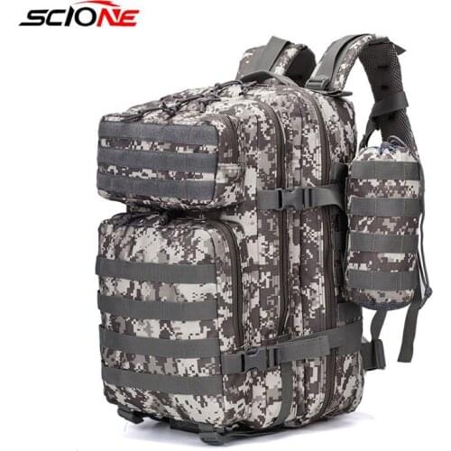 Men Outdoor Military Army Tactical Camouflage Backpack Trekking Sport Travel Rucksacks Camping Hiking Fishing Bags X224G