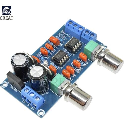 Low Pass Filter Plate Subwoofer Process Circuit For Amplifer AMP Board Module AC Dual Double 9V-15V