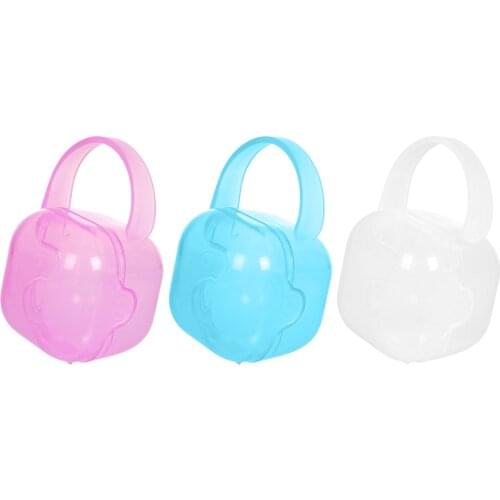 Portable Pacifier Box Baby Pacifier Nipple Cradle Case Holder Dustproof Soother Container Pacifier Travel Storage Box