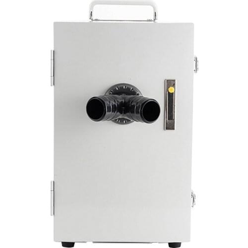 Digital Control Dental Dust Collector Double Wheel Motor Strong Power Dental Vacuum Dust Extractor for Dental Laboratory