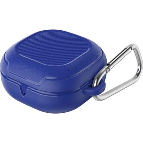 T3EE Shockproof Dust-proof Full Protective Cover with Carabiner Silicone Case Skin for -SAMSUNG Galaxy-Buds live Earphone