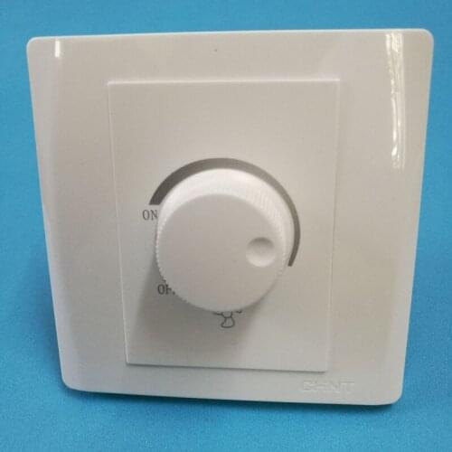 Power Switch Socket 300W Fan speed controller 86 type switch panel AC220V