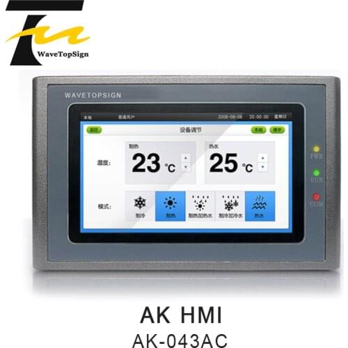 WaveTopSign AK HMI AK-043AC Outl ine dimension 150×93×39mm Mounting hole size 141×84mm