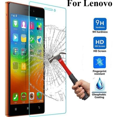 Tempered Glass Screen Protector FOR lenovo vibe S1 lite Z2 Z90 S90 A 1000 6000 7000 2010 K3 note sklo Films case