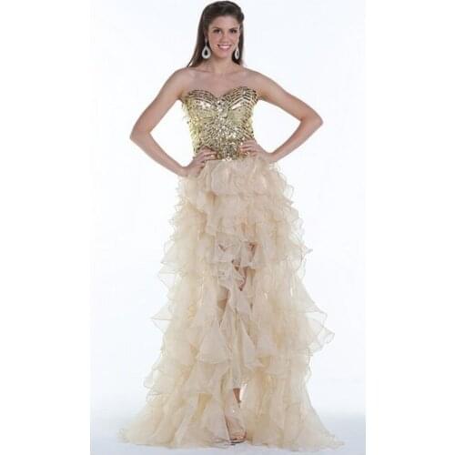 Abendkleider Real free Shipping Party 2016 Dinner Split New Style Vestidos Formales Long Ball Gowns beading Sexy Prom Dresses