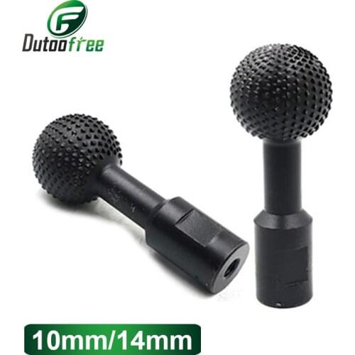 10mm/14mm Spherical Wooden Groove Carving Knife Electric Grinder Rotary File Round Spherical File Carving Grinding Head